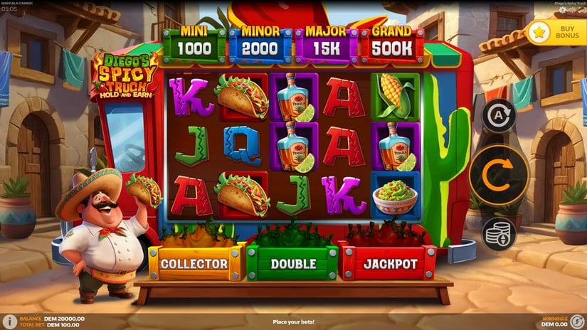 Diego’s Spicy Truck slot screen 1