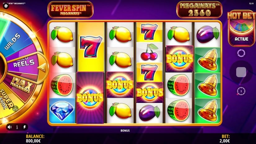 Fever Spin Megaways slot screen 2