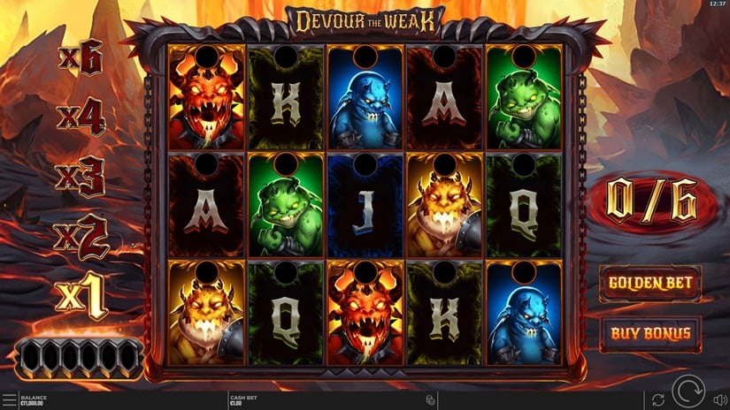 Devour The Weak slot screen 1