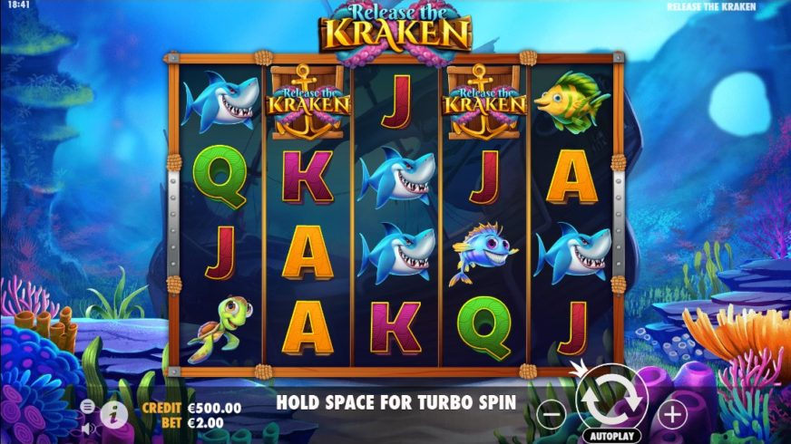 Release the Kraken slot screen 1