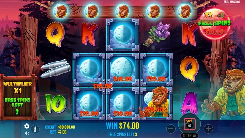 Fangtastic Freespins slot screen 5