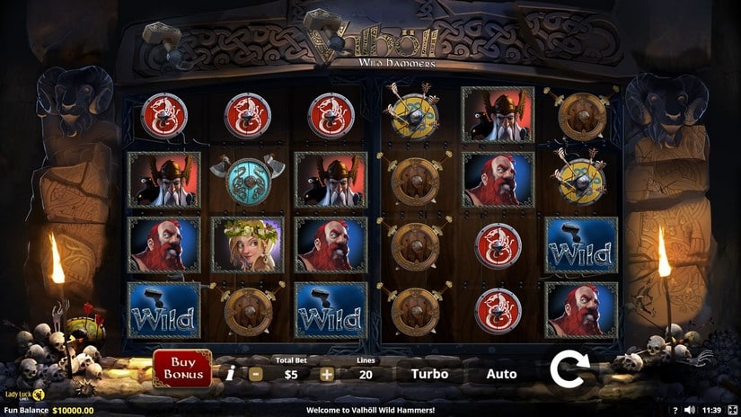 Valholl: Wild Hammers slot screen 1