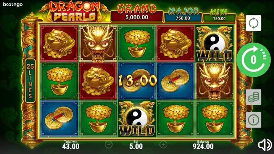 Dragon Pearls: Hold & Win slot screen 4