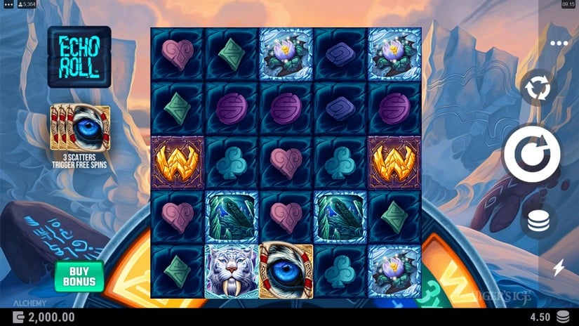 Tiger’s Ice slot screen 1