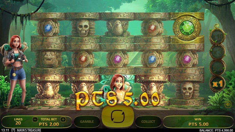 Maya’s Treasure slot screen 2