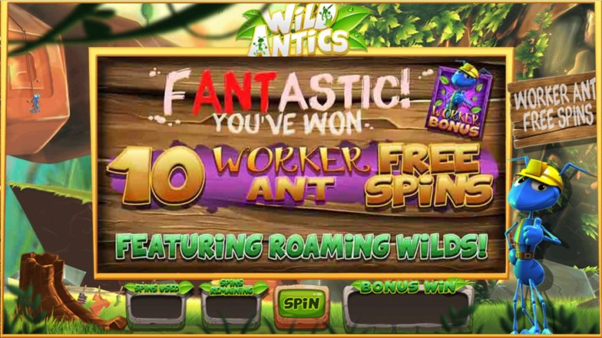 Wild Antics slot screen 6