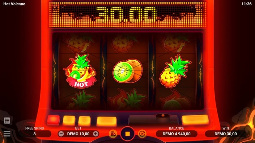 Hot Volcano slot screen 6