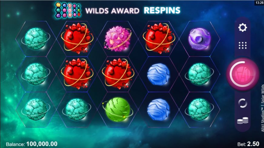 Solar Wilds slot screen 1