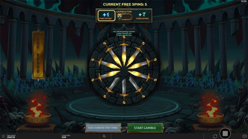 Champion of the Underworld slot screen 4