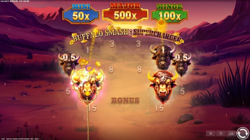 Buffalo Smash: Supercharged slot screen 4