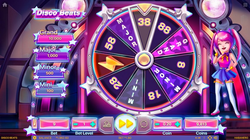 Disco Beats slot screen 5