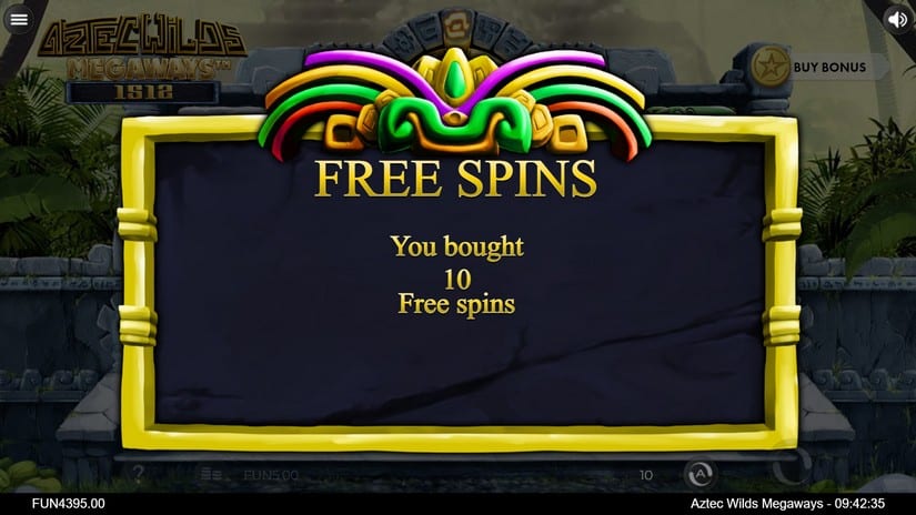 Aztec Wilds Megaways slot screen 2