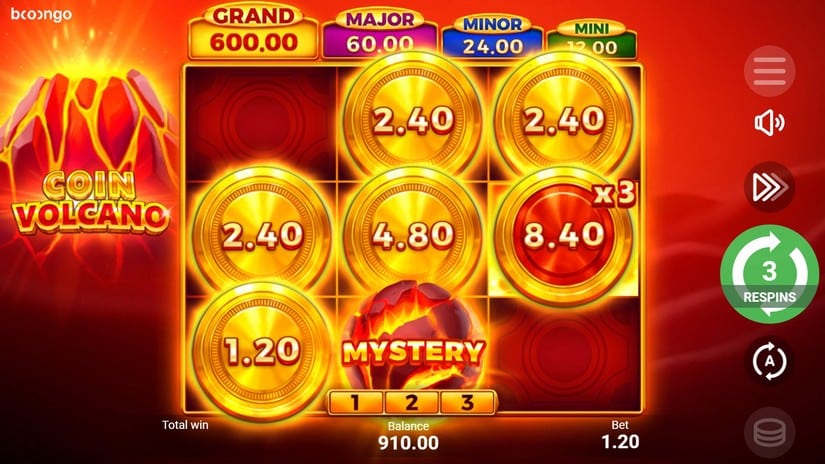 Coin Volcano slot screen 4