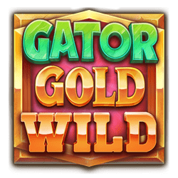Wild Symbol of Gator Gold Deluxe Gigablox Slot