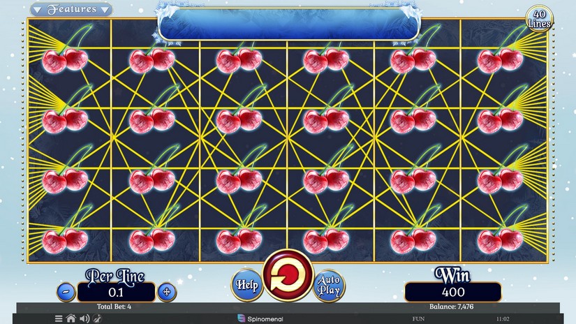 Fruits On Ice Collection slot screen 4