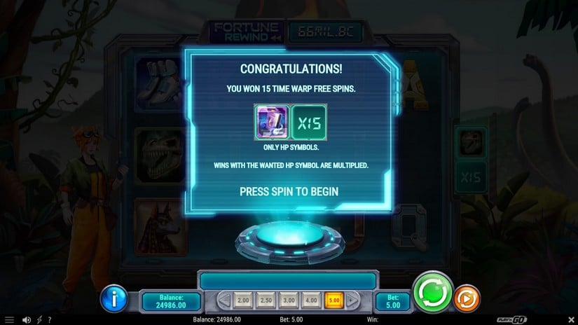 Fortune Rewind slot screen 5