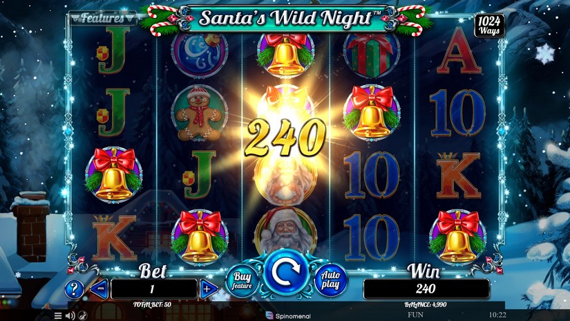 Santas Wild Night slot screen 2