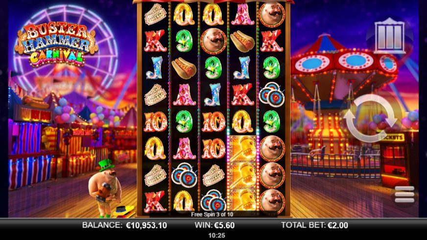 Buster Hammer Carnival slot screen 4