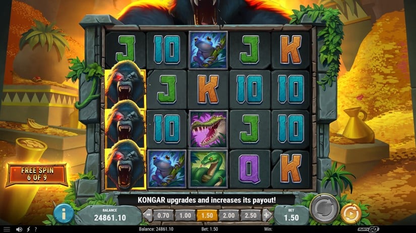 Treasures of Kongar slot screen 4