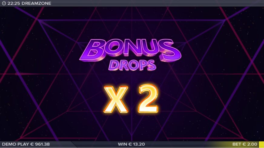 Dreamzone slot screen 4