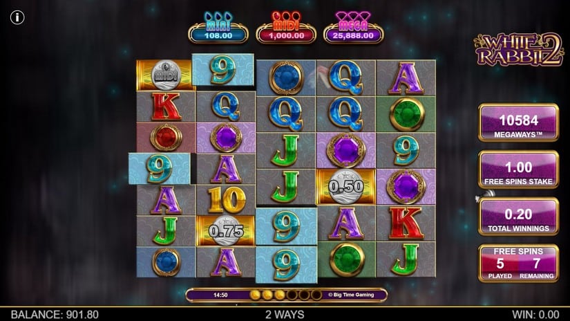 White Rabbit 2 slot screen 3