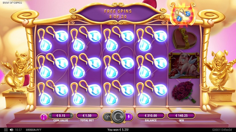 Book of Cupigs slot screen 8