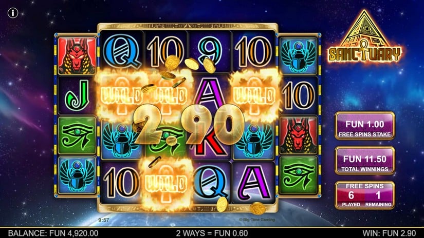 Sanctuary slot screen 5