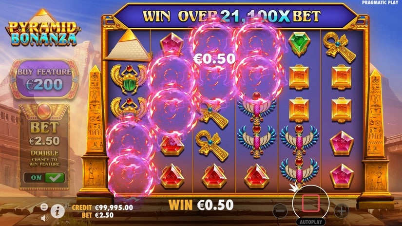 Pyramid Bonanza slot screen 2