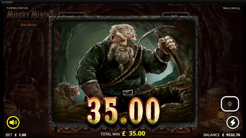 Misery Mining slot screen 7