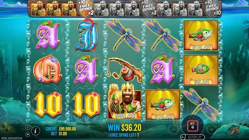 Big Bass & The Gold Ness Monster slot screen 6