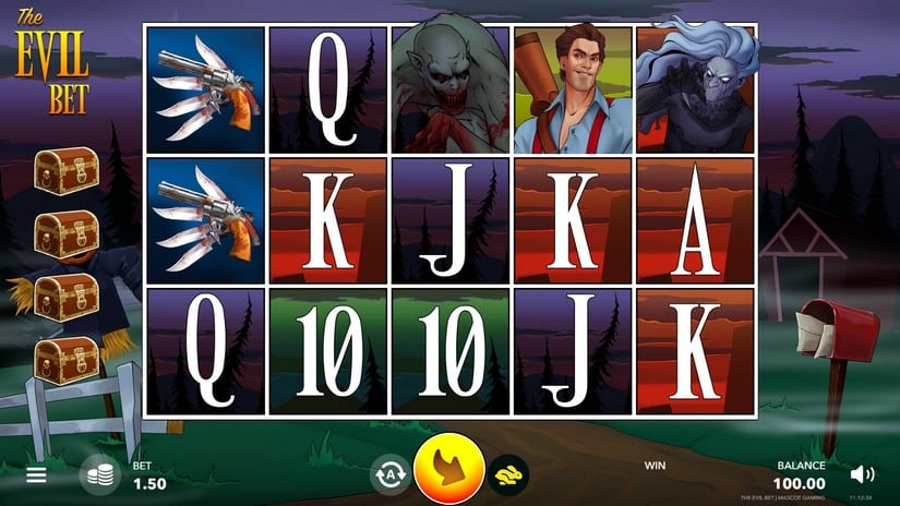 Evil Bet slot screen 1