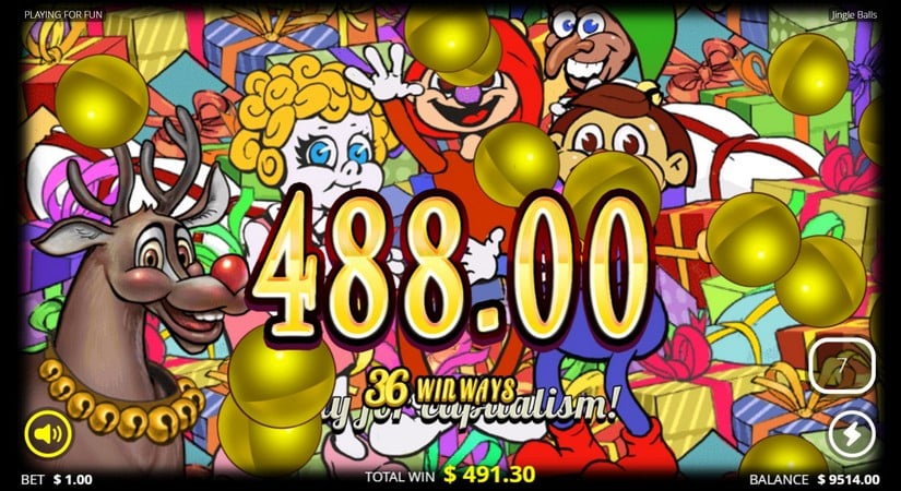 Jingle Balls slot screen 7