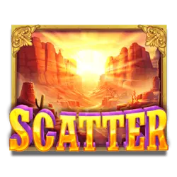 Scatter of Wild West Gold Blazing Bounty Slot