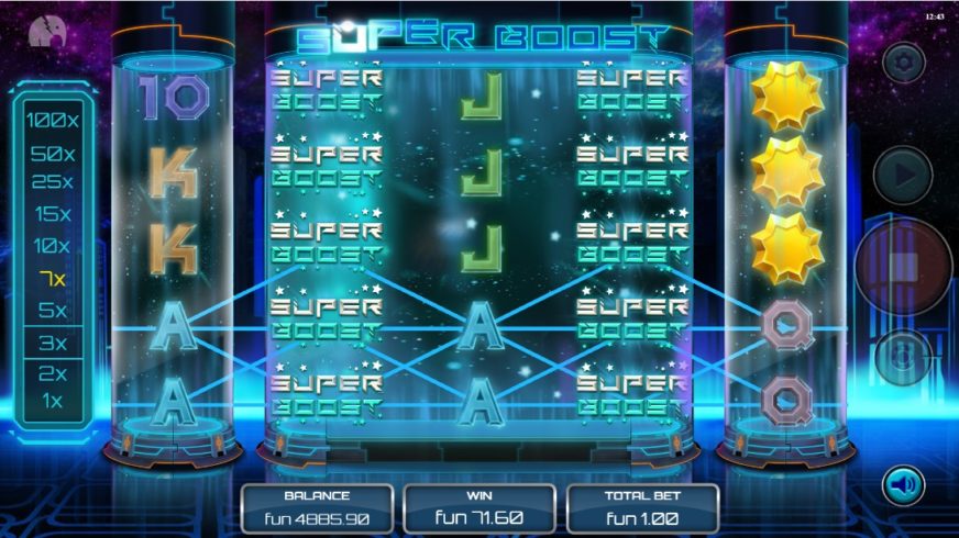 Super Boost slot screen 4