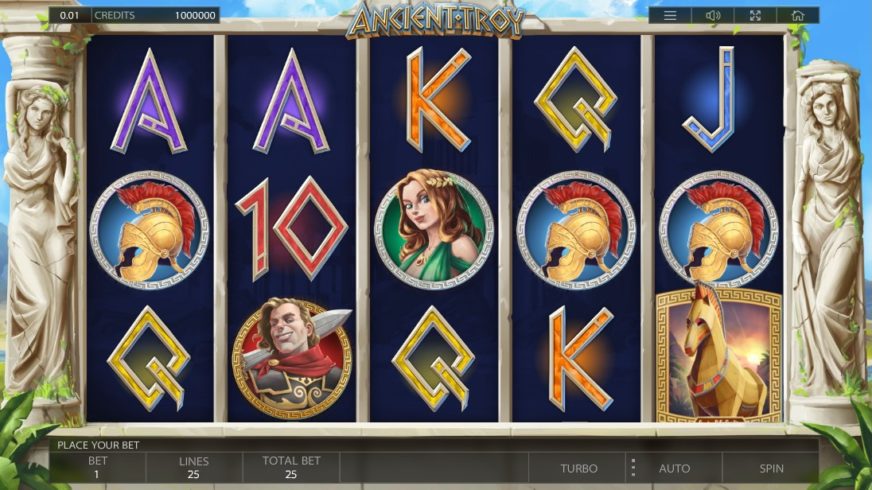 Ancient Troy slot screen 1