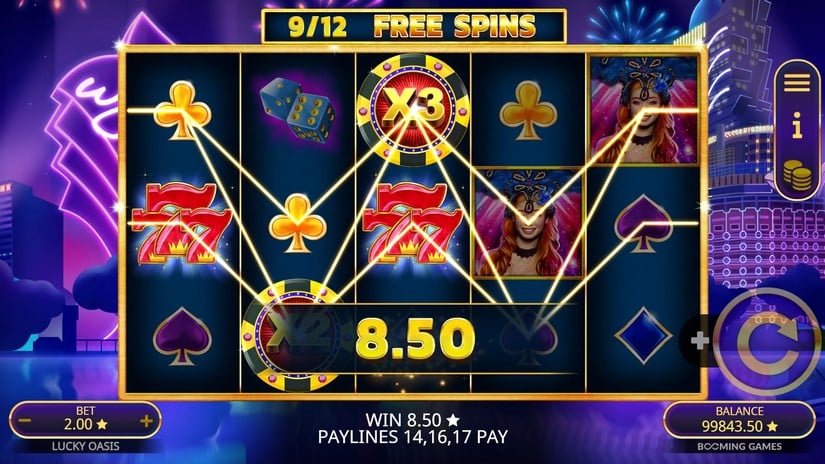 Lucky Oasis slot screen 4