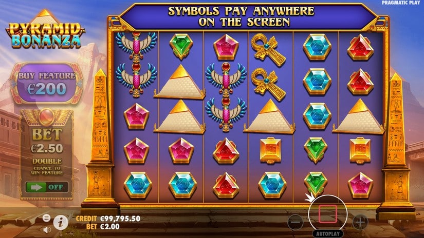 Pyramid Bonanza slot screen 3