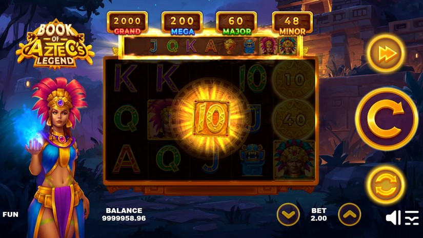 Book of the Aztec’s Legend slot screen 3