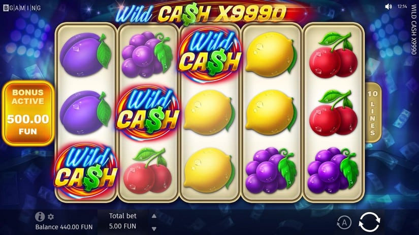 Wild Cash x9990 slot screen 3