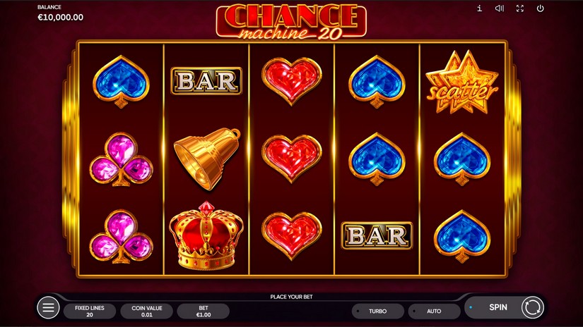 Chance Machine 20 slot screen 1