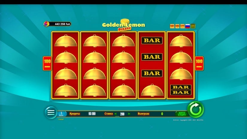 Golden Lemon Deluxe slot screen 4