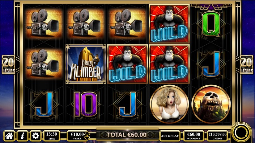 Krazy Klimber slot screen 1