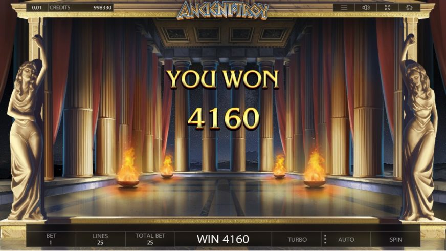 Ancient Troy slot screen 7