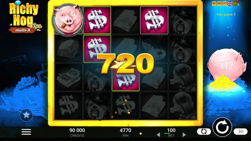 Richy Hog slot screen 5