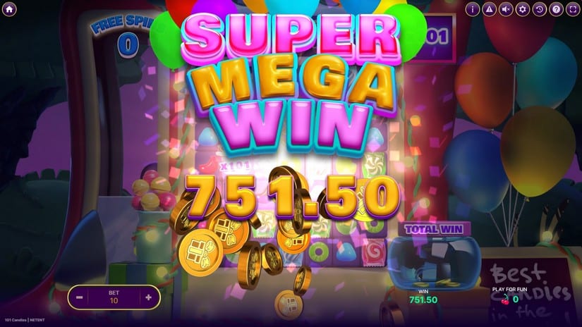 101 Candies slot screen 7