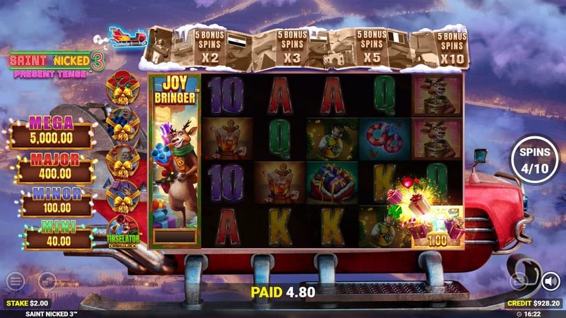 Saint Nicked 3 slot screen 5