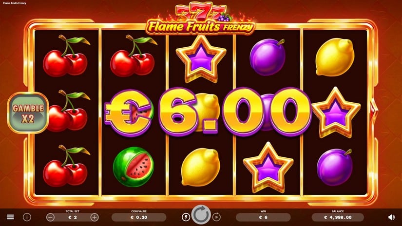 Flame Fruits Frenzy slot screen 2