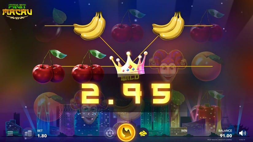 Fruit Macau slot screen 2