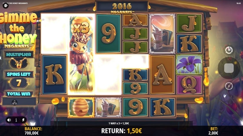 Gimme the Honey Megaways slot screen 4