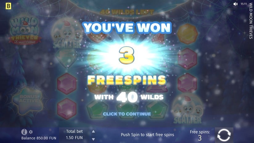 Wild Moon Thieves slot screen 4